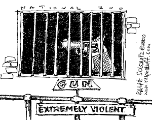 Gun cartoon