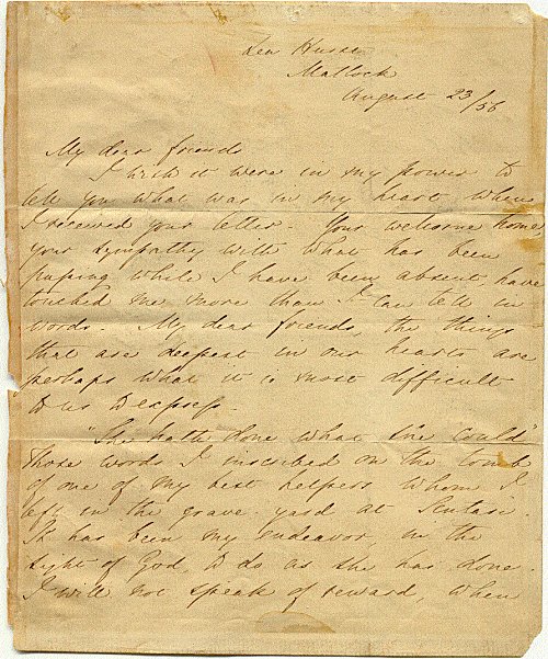 Original letter